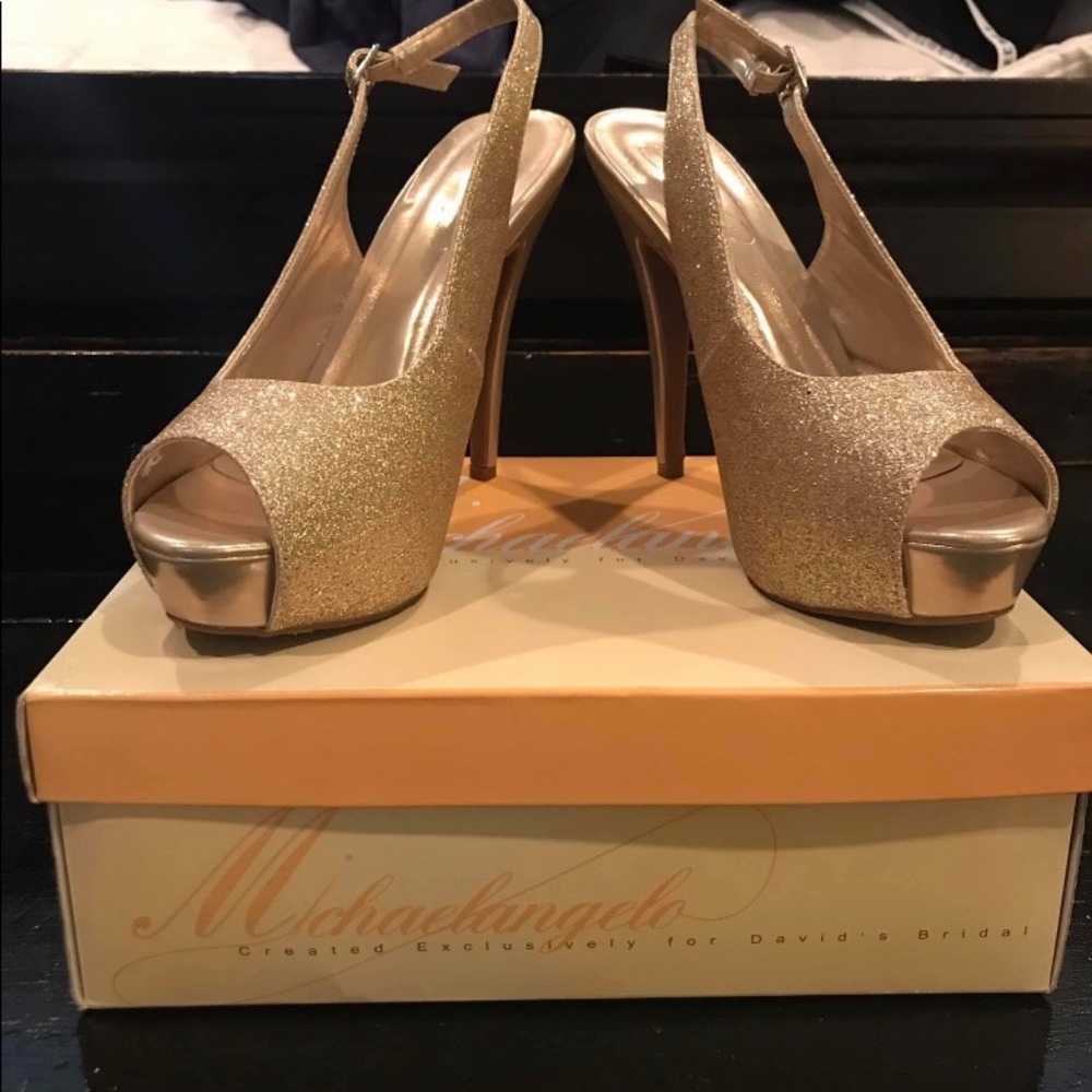 Gold heels